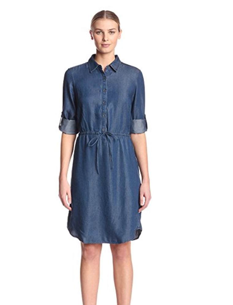 Chambray shirtdress