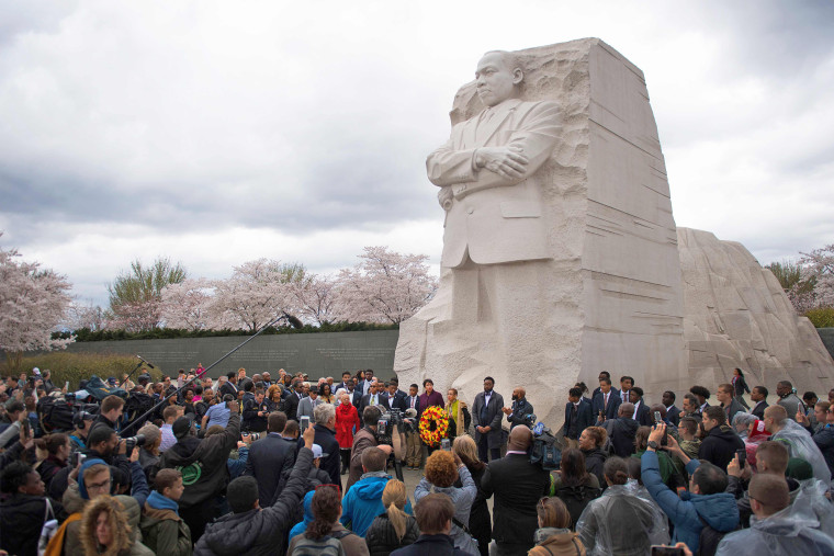Image: US-POLITICS-RACISM-MINORITIES-KING