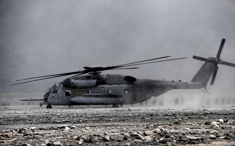 Image:  U.S. Marine CH-53 helicopter