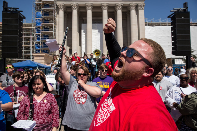 Image: Oklahoma Teachers Strike Enters Third Day