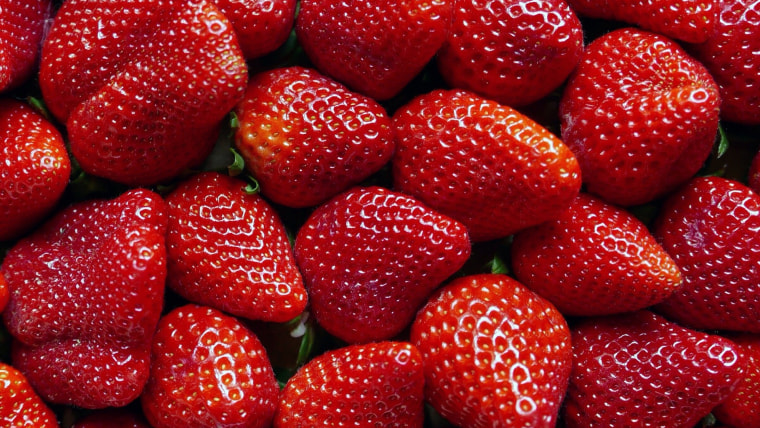 Image: Full Frame Shot Of Strawberries