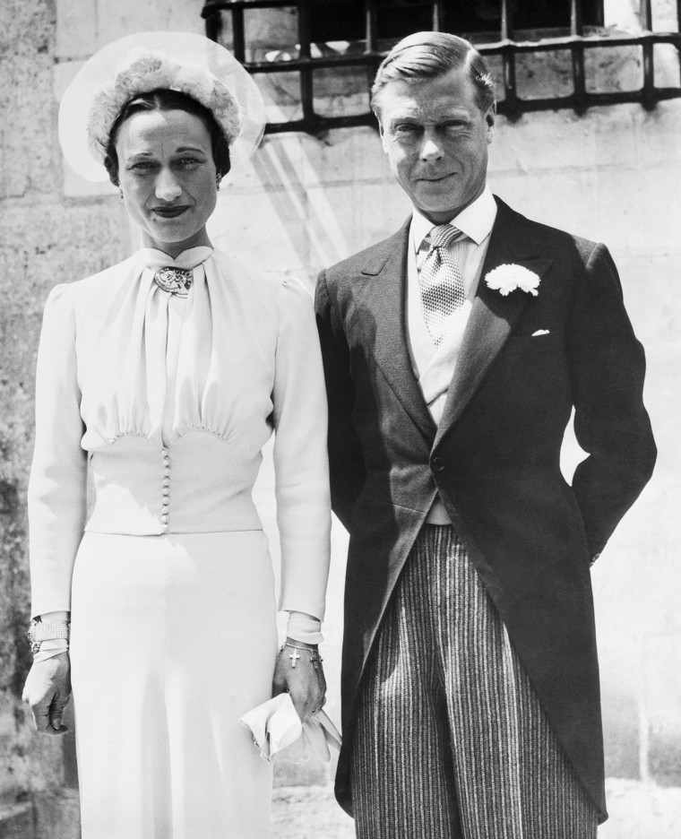 Image: Wallis Simpson, Duchess of Windsor, to Prince Edward After Their Wedding