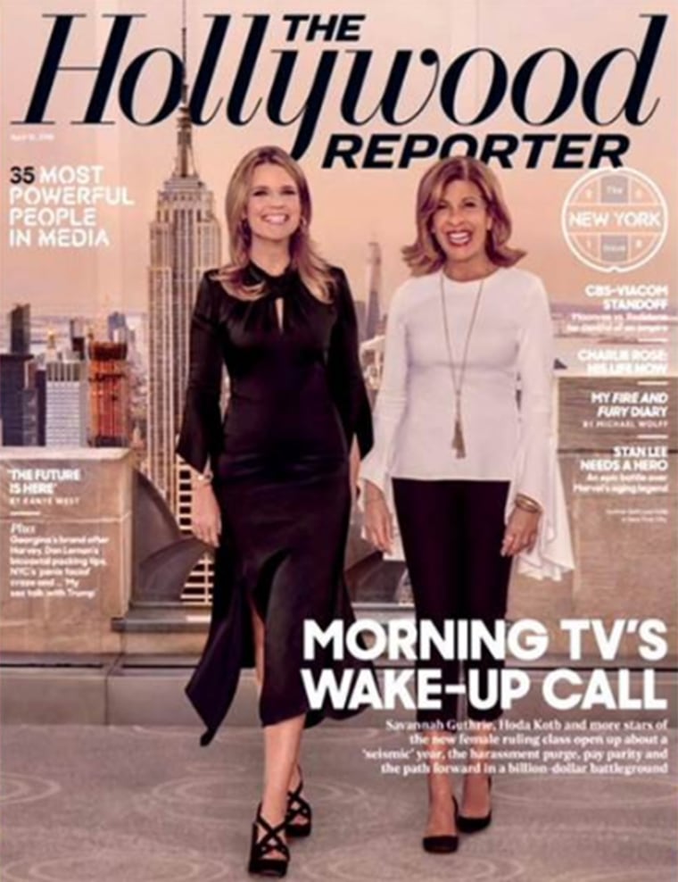 Savannah and Hoda on the cover of Hollywood Reporter