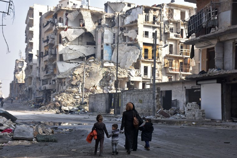 Image: TOPSHOT-SYRIA-CONFLICT-ALEPPO