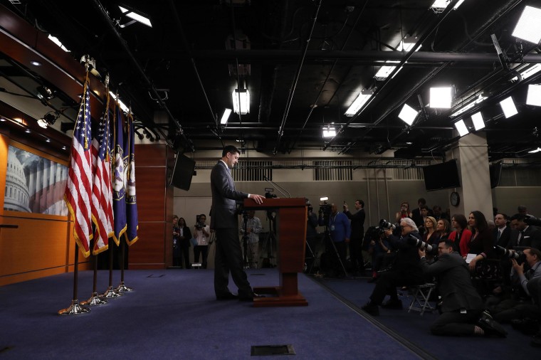 Image: House Speaker Paul Ryan announces he will not seek re-election in November