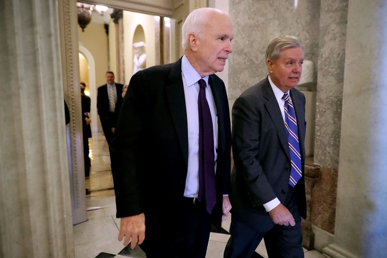 Image: U.S. Sen. John McCain (R-AZ) and Sen. Lindsey Graham (R-SC)