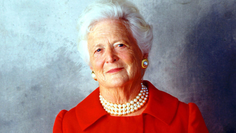 Former First Lady Barbara Bush