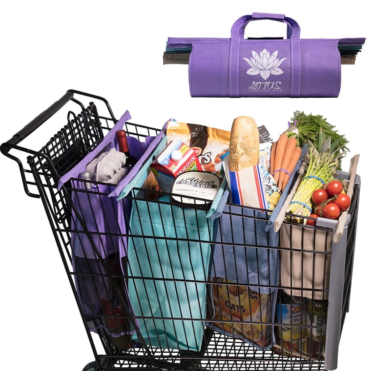 Grocery best sale trolly bag