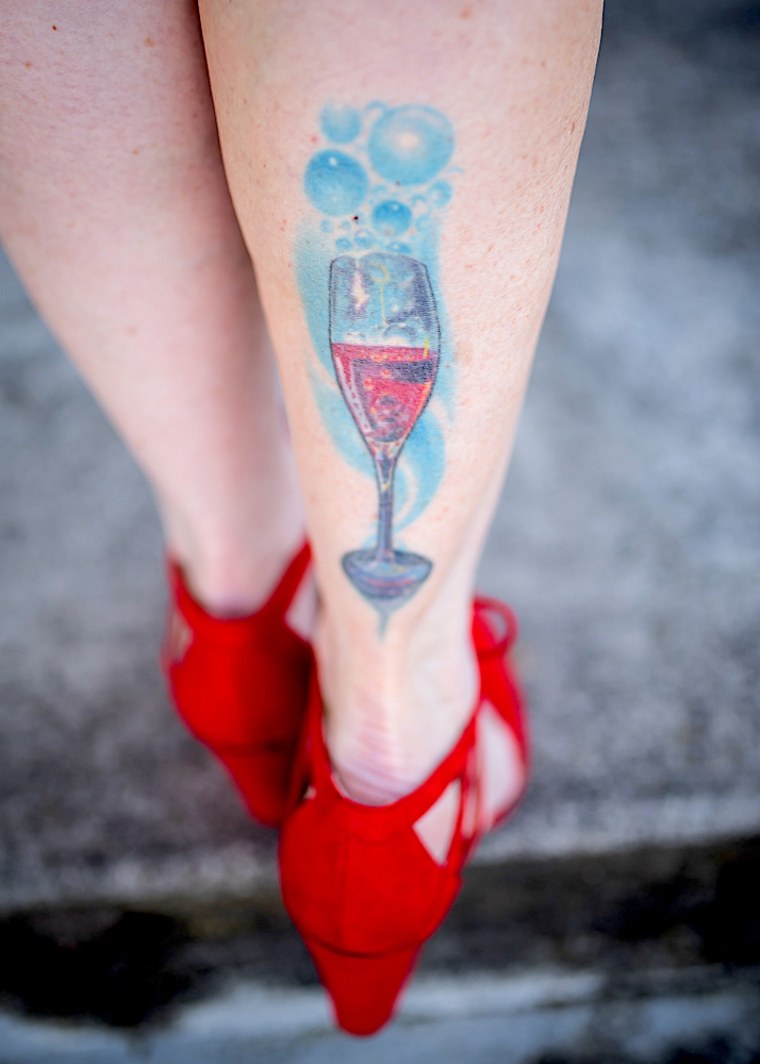 Wine Glass Tattoo  Get an InkGet an Ink