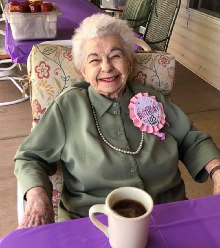 103-year-old woman gets cat for birthday