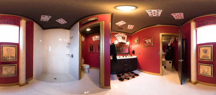 Take a royal flush in the "Royal Bathroom."