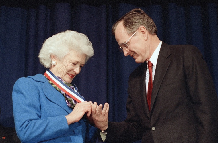 Image: George H.W. Bush, Barbara Bush