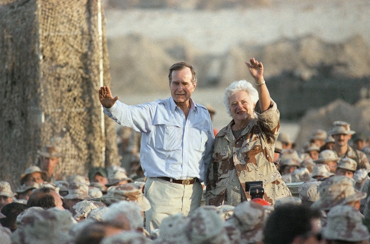 Image: George H.W. Bush, Barbara Bush