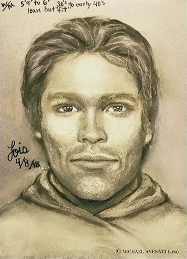 Image: A sketch of the man Stormy Daniels says threatened her and her infant daughter in 2011