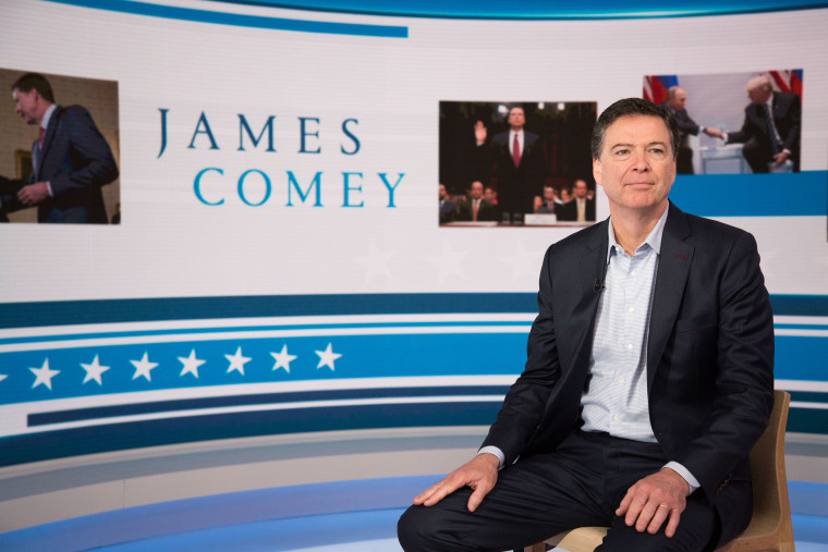 Image: James Comey on Today