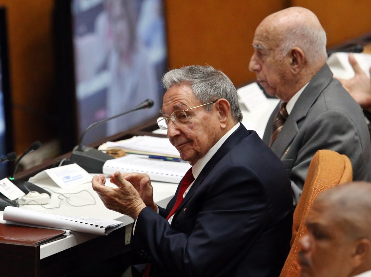 Image: Parliamentary session for the country's presidential relay in Cuba