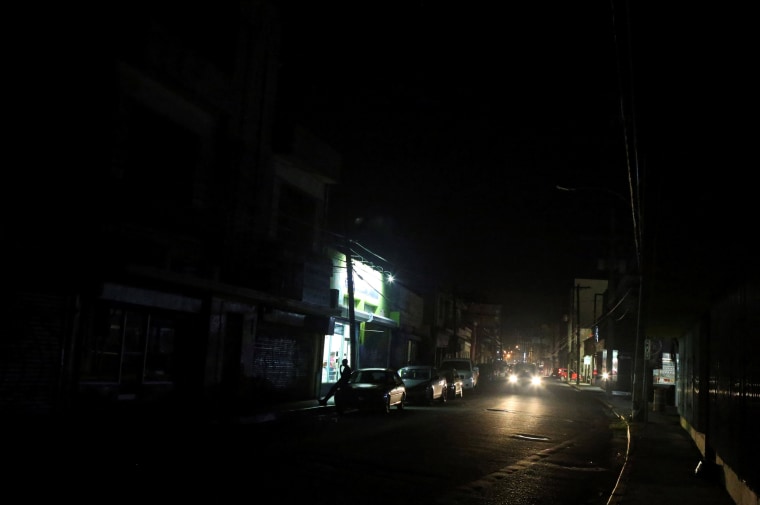 Image: Puerto Rico power outage