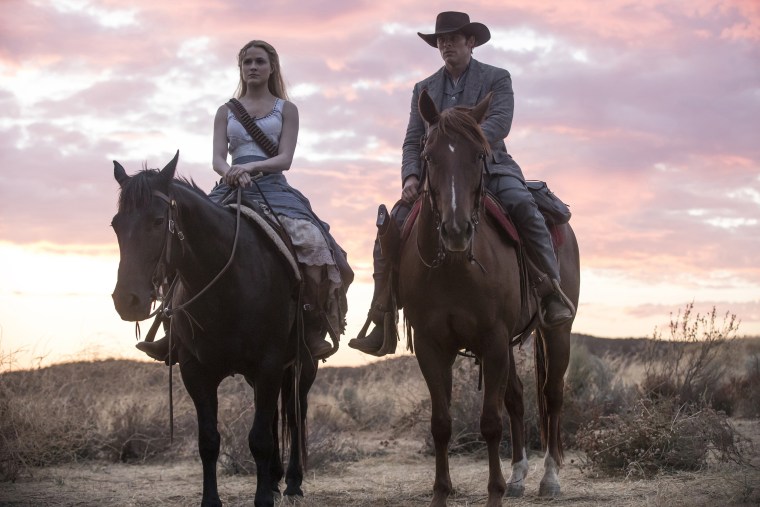 Image: Westworld Evan Rachel Wood and James Marsden