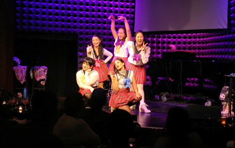 Image: AzN PoP performing at Joe's Pub in New York City.