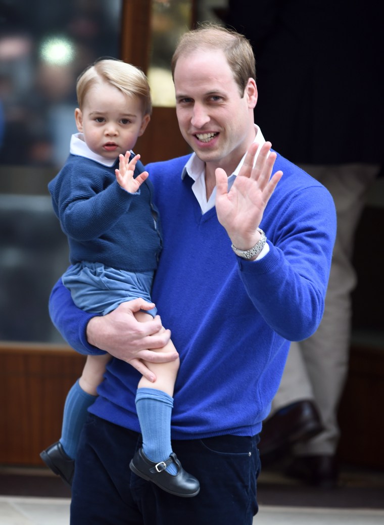 Prince William with son, Prince George