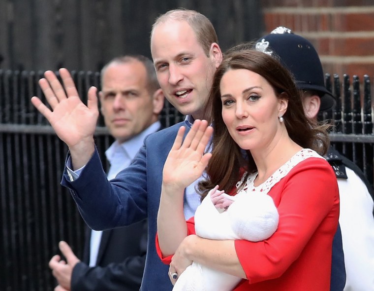 The Duke &amp; Duchess Of Cambridge Depart The Lindo Wing With Their Baby Boy