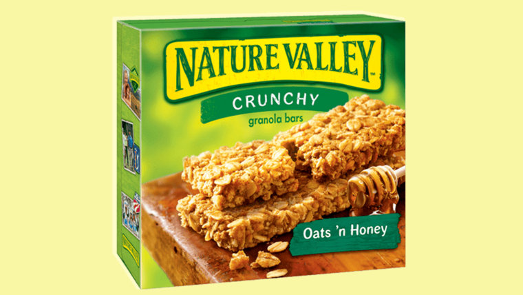 The crumble king: Nature Valley granola bars!