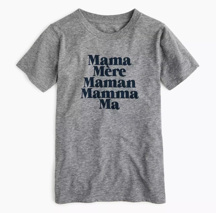 prinkshop for J.Crew "mama" t-shirt