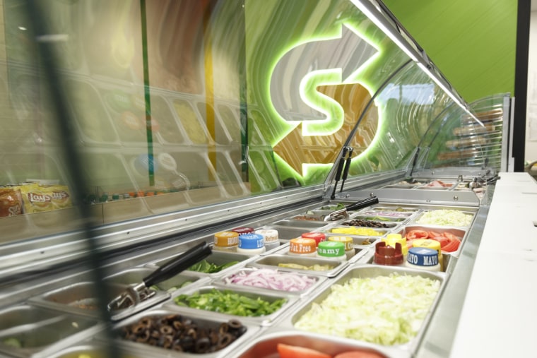 Subway store interior