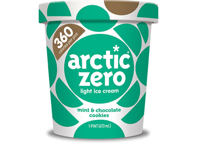 Arctic Zero Mint &amp; Chocolate Cookies Light Ice Cream