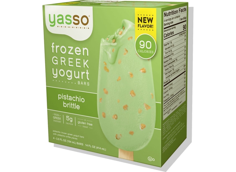 Yasso Pistachio Brittle Frozen Greek Yogurt Bars