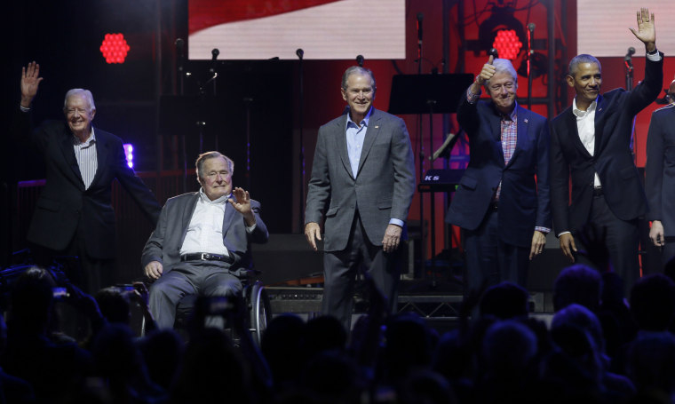 Image: Barack Obama, George Bush, George W. Bush, Jimmy Carter, Bill Clinton