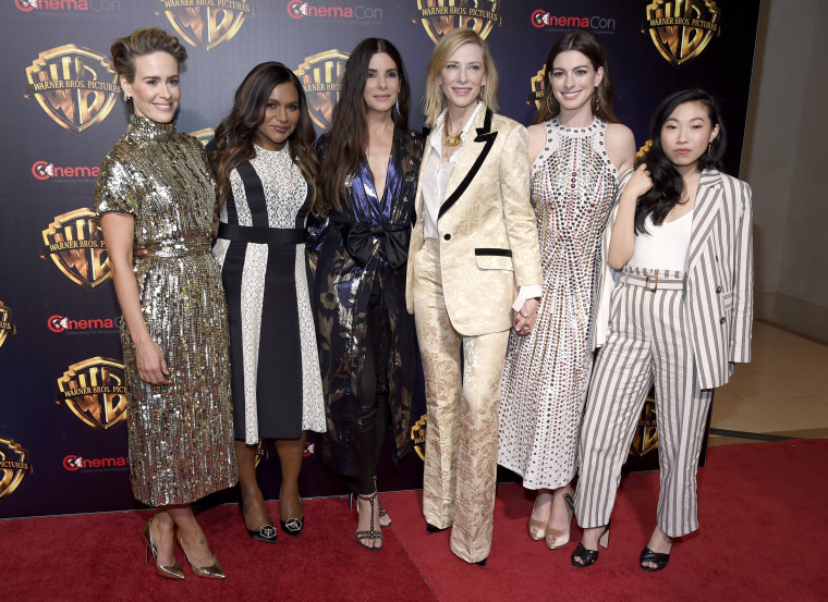 Image: Sarah Paulson, Mindy Kaling, Sandra Bullock, Cate Blanchett, Anne Hathaway, Awkwafina