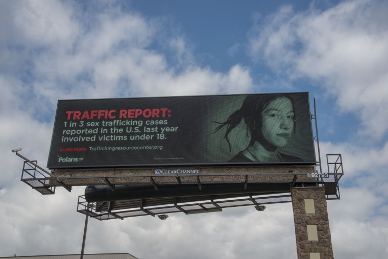 Image: The National Human Trafficking Resource Centers billboard