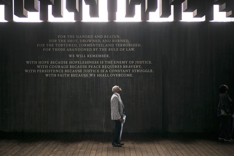 Image: National Memorial For Peace And Justice Examines U.S. History Of Lynchings