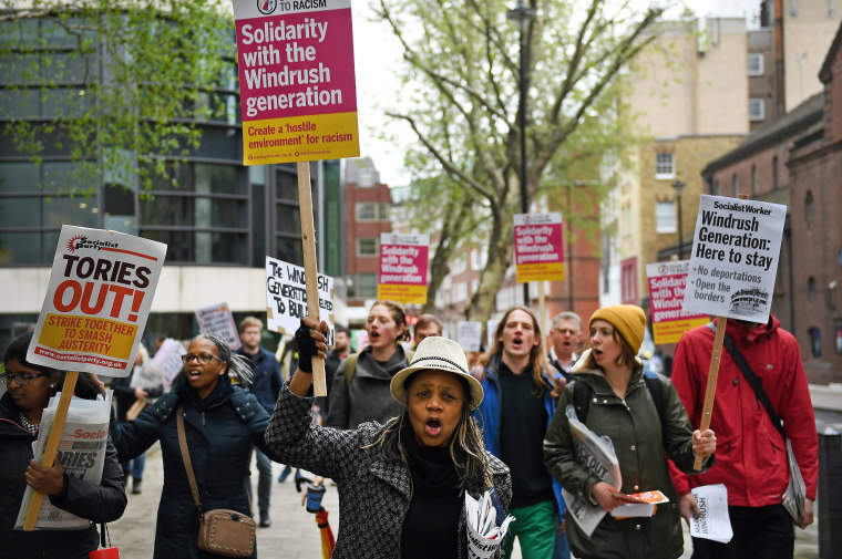 Image: Windrush generation solidarity protest