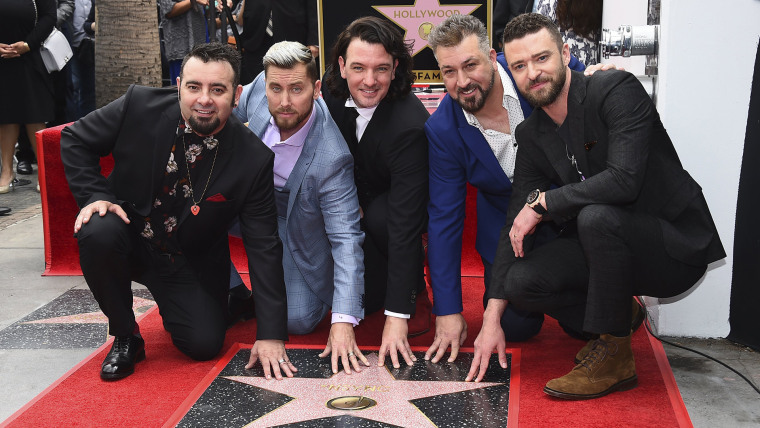 Image: Chris Kirkpatrick, Lance Bass, JC Chasez, Joey Fatone, Justin Timberlake