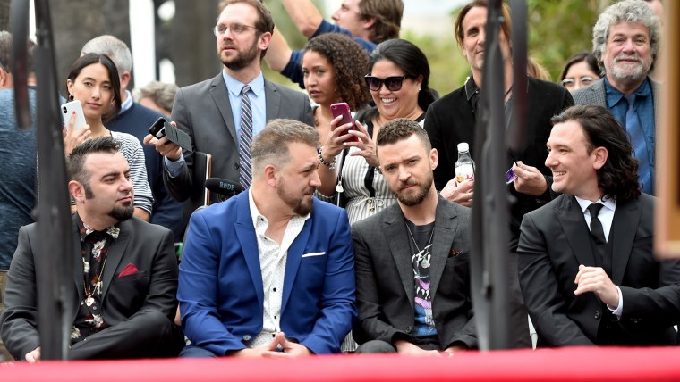 Image: NSYNC Honored With Star On The Hollywood Walk Of Fame