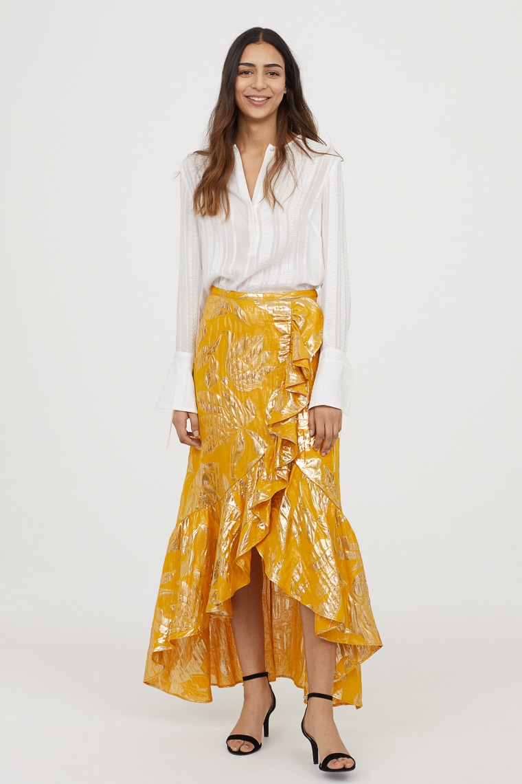 H&m floral cheap skirt 2018