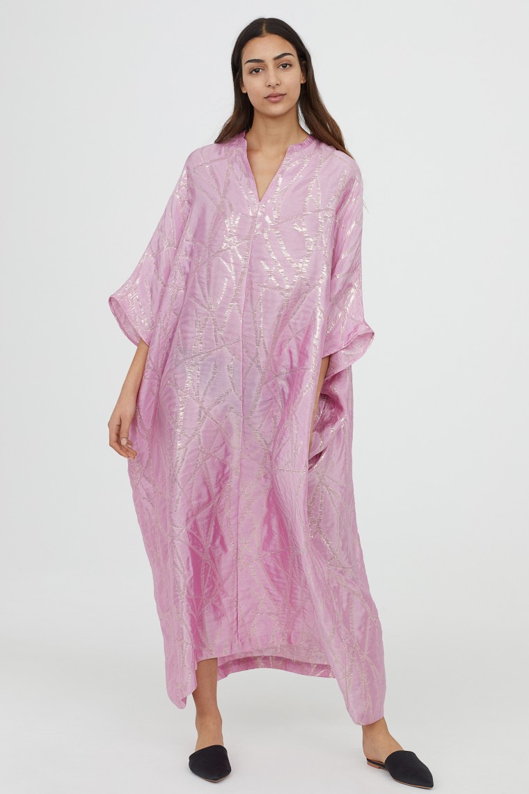 H&m silk hotsell blend kaftan