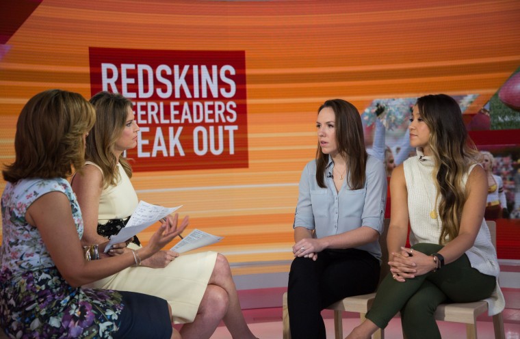 Washington Redskins Cheerleaders Open Up On TODAY About Photo Shoot