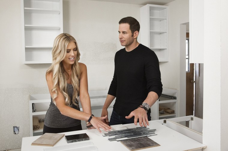 Christina and Tarek El Moussa remain by each other's side on-screen for their HGTV hit, "Flip or Flop."