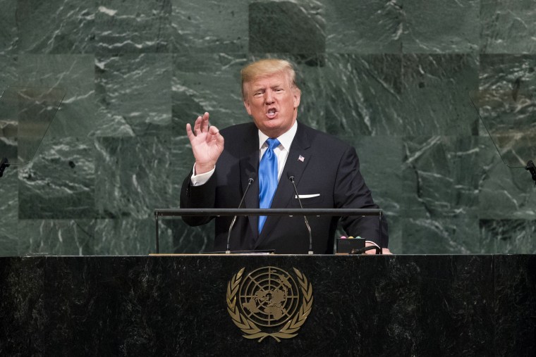 Image: President Donald Trump addresses the United Nations General Assembly