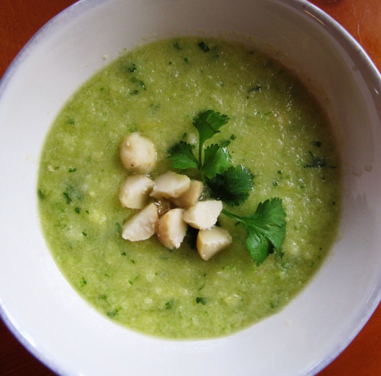 Pineapple Cucumber Gazpacho