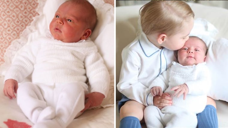 Did Princess Charlotte wear Prince George's hand-me-downs in her