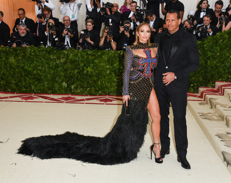 2018 Met Gala: Jennifer Lopez and Alex Rodriguez