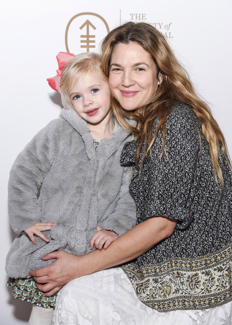 Drew Barrymore with daughter Frankie 