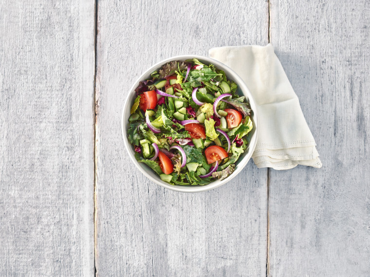 Panera seasonal greens salad