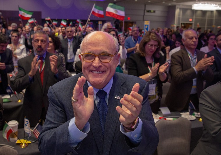 Image: President Trump's Newly Appointed Lawyer Rudy Giuliani Speaks At Conference On Iran