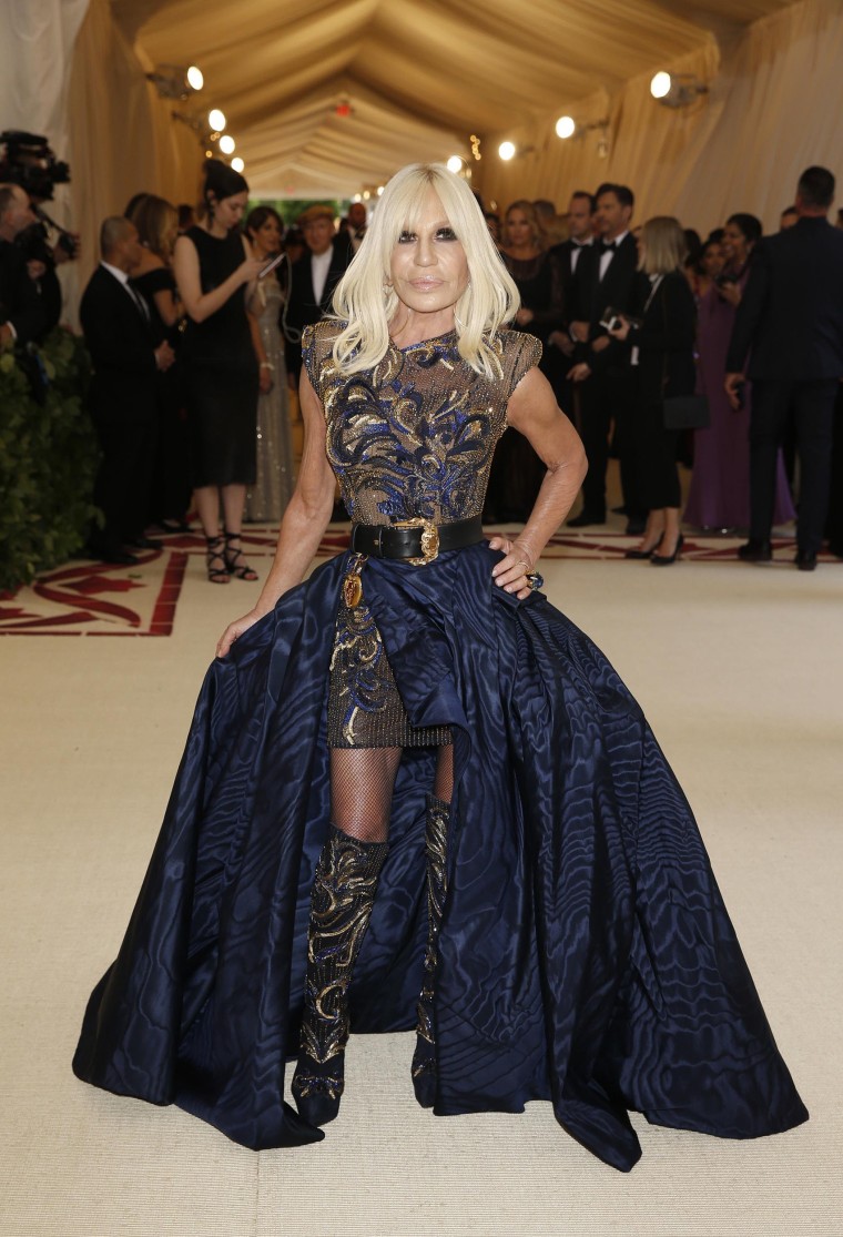 Image: Donatella Versace The Met Gala 2018