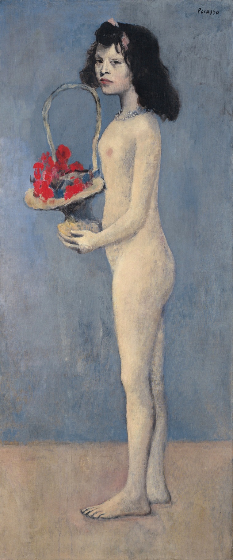 Image: Picasso Fillette a la corbeille fleurie